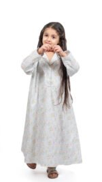 Floral - Green jalabiya