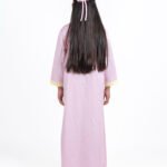 Big bow hair clip - light pink